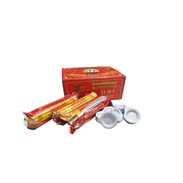 물담뱃대용 100pcs 실버 숯